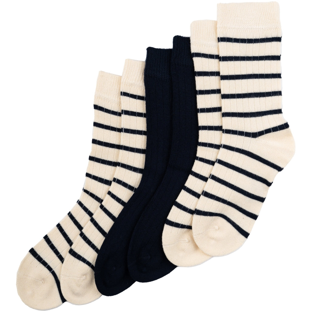 bamboo sokkar 3-pack (Dark Navy)