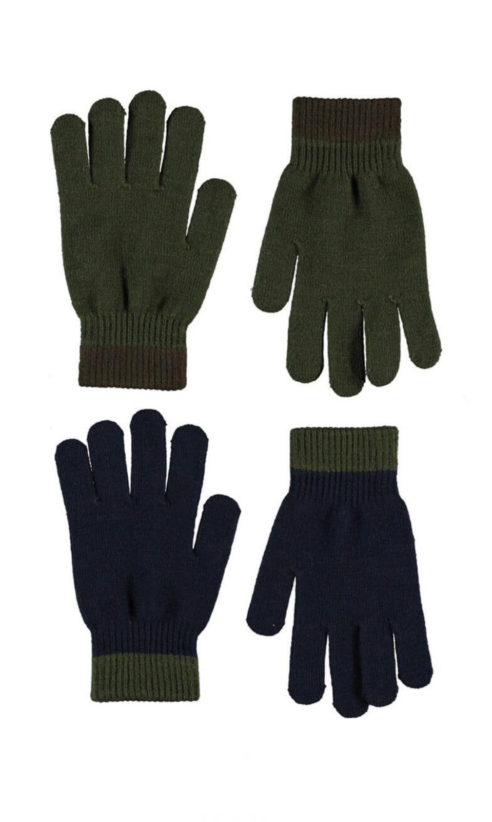 Handskar 2-Pack - Grønt/Navy