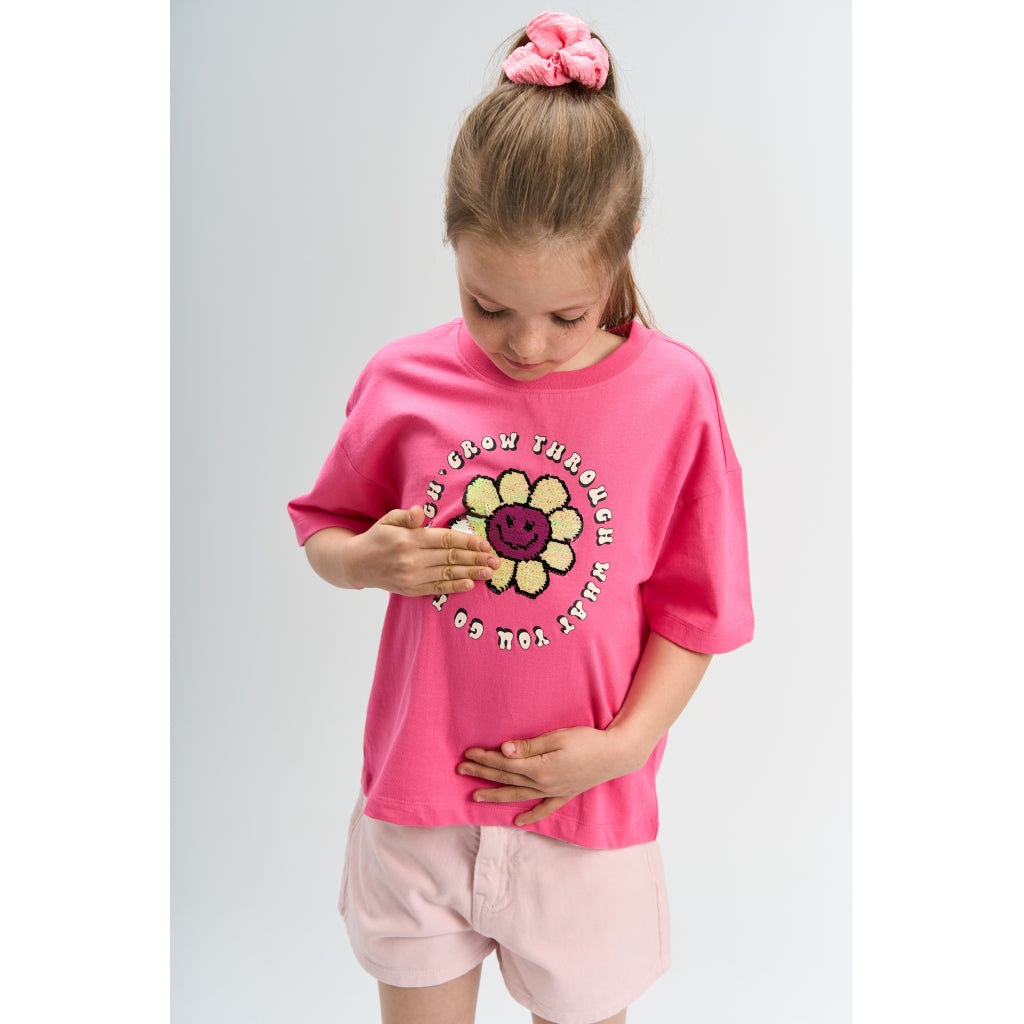 T-shirt, Carmine Rose