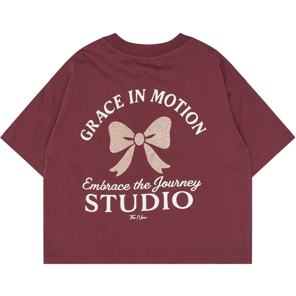 T-shirt, Burgundy