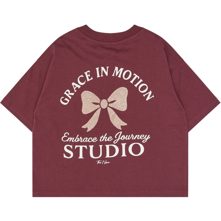 T-shirt, Burgundy