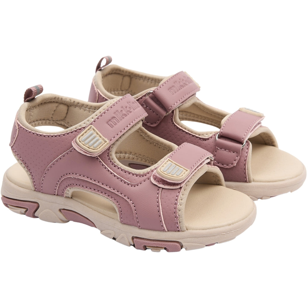 Sandal w Velcro, Burlwood