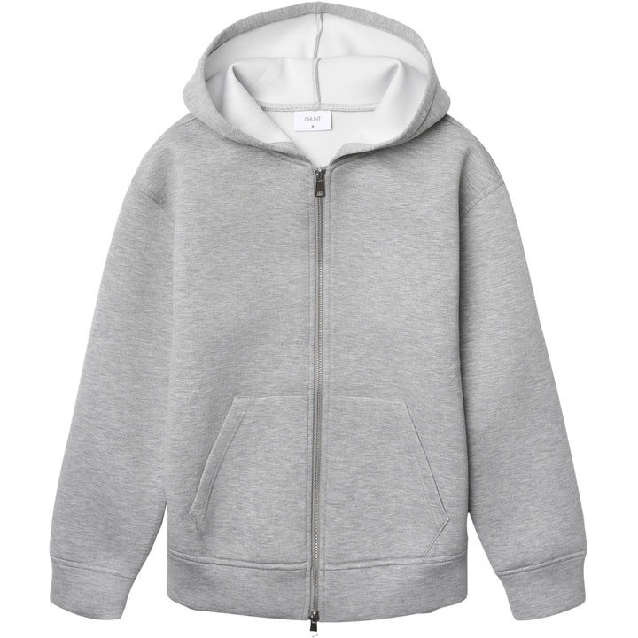 Hohen Scuba Zip Hood, Grey Melange