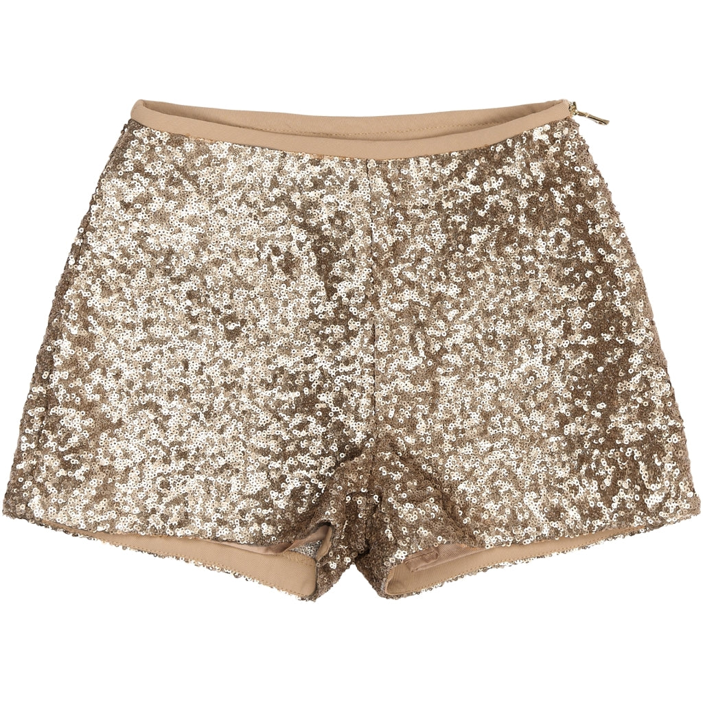 Sequin Shorts - Gold