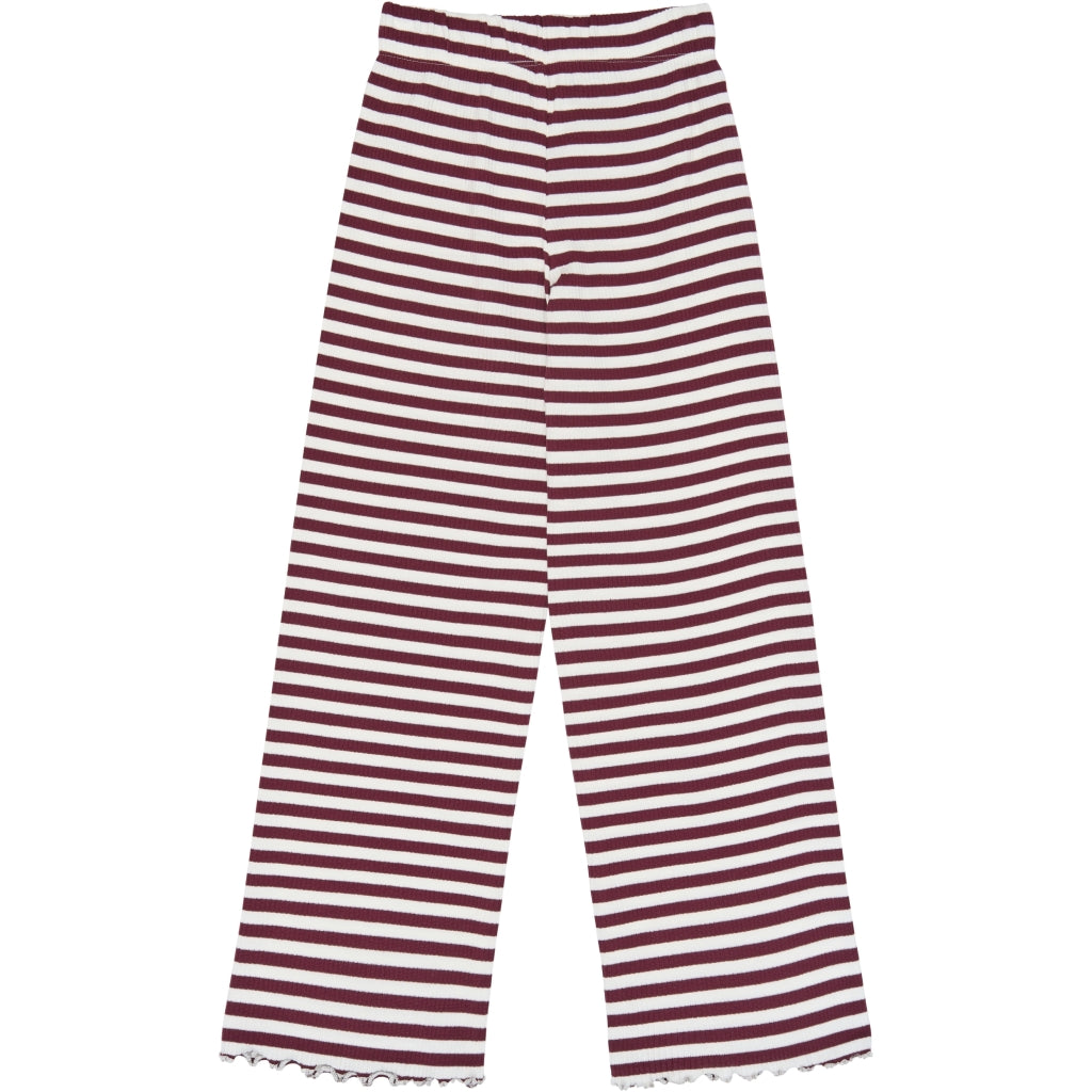 Loose Pants, Gardenia Striped