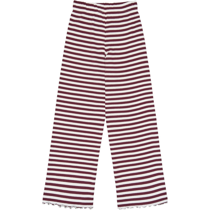 Loose Pants, Gardenia Striped