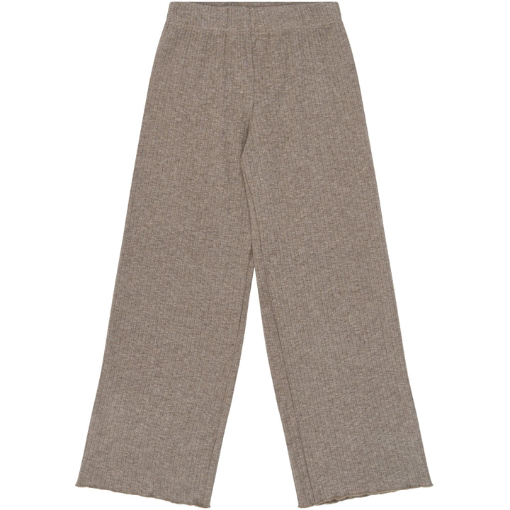 Rib Pants, Taupe Gray
