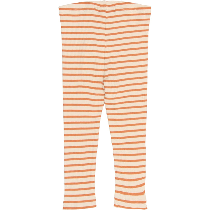 Leggings, Coral Gold Striped