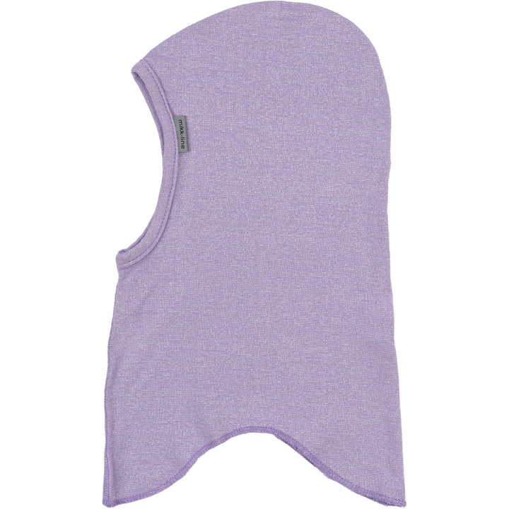 Viscose Lurex Balaclava, Lavender Aura