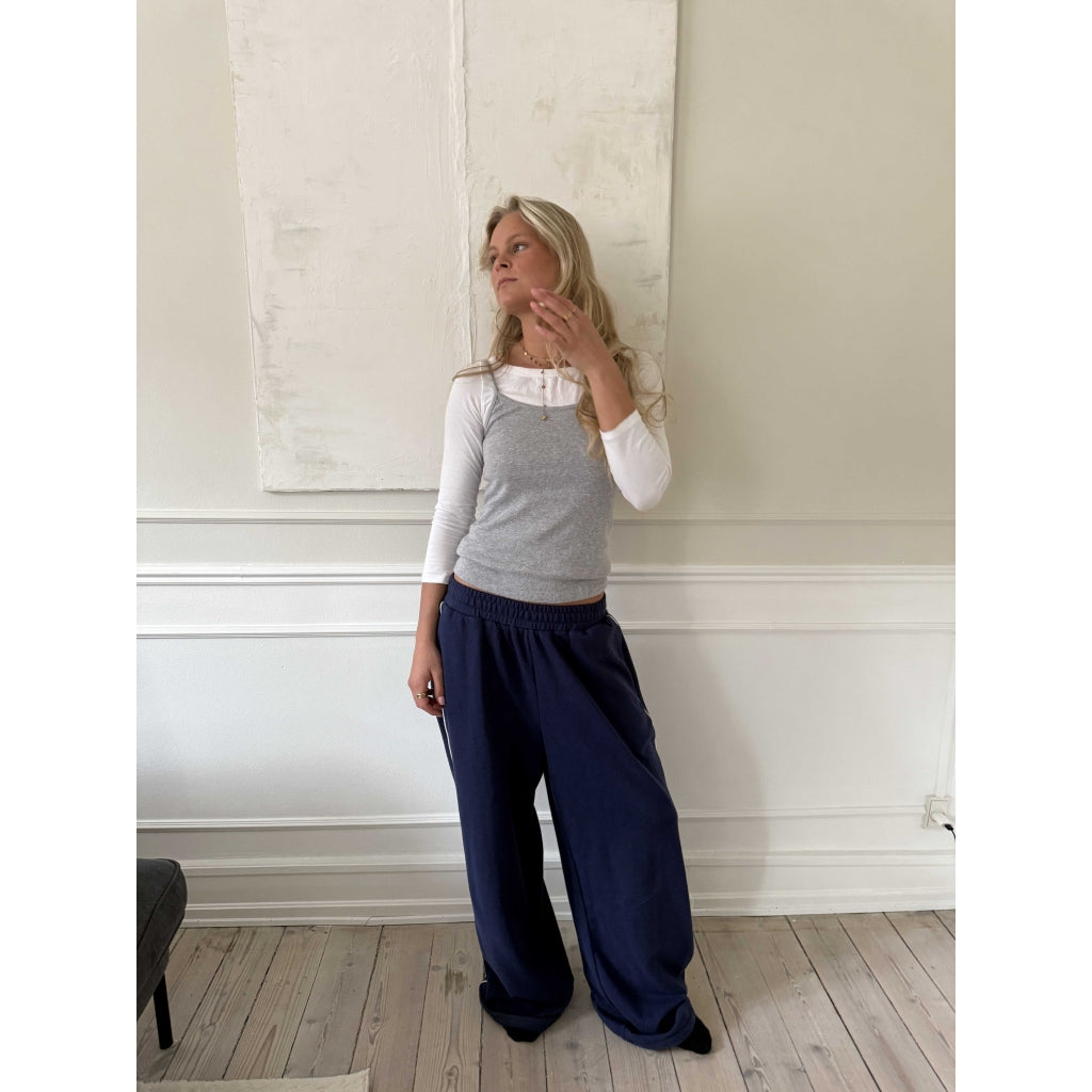 Baggy Jogger Pants, Navy