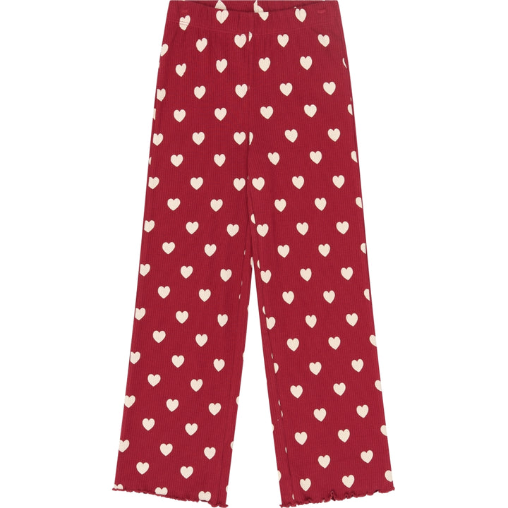 Holiday Red Heart Rib Night Set