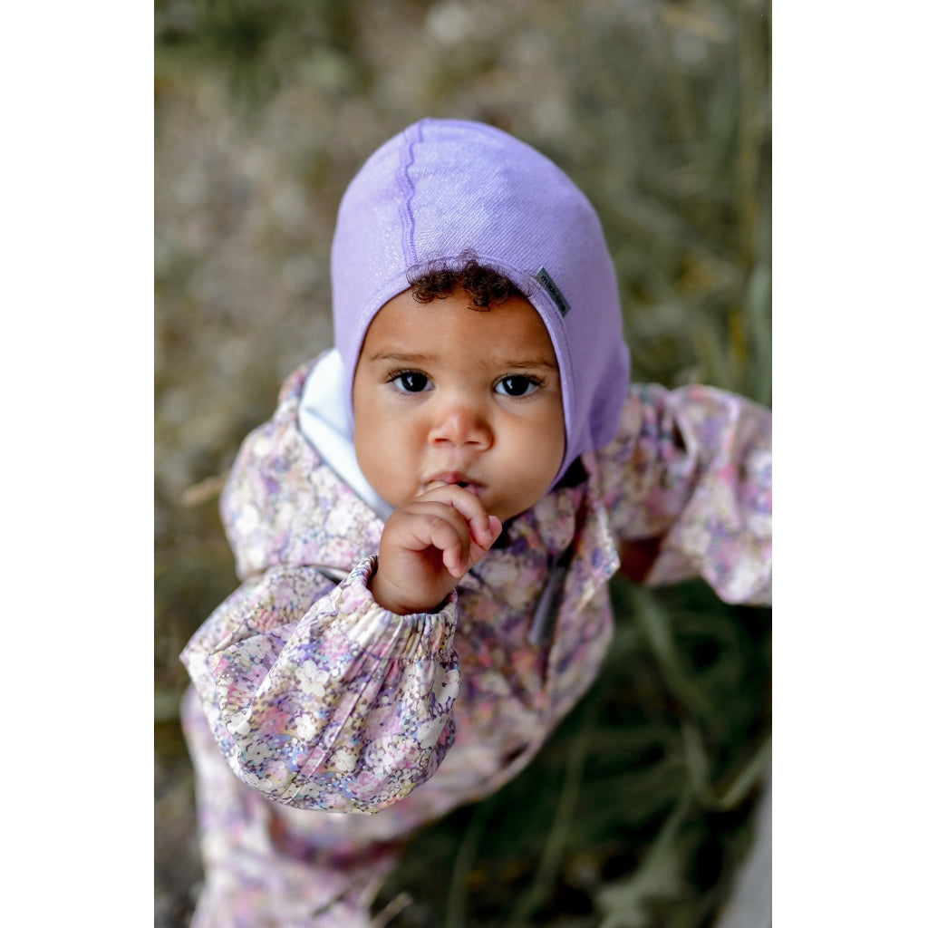 Viscose Lurex Balaclava, Lavender Aura