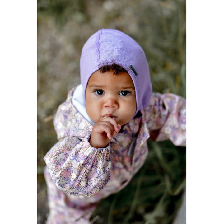 Viscose Lurex Balaclava, Lavender Aura