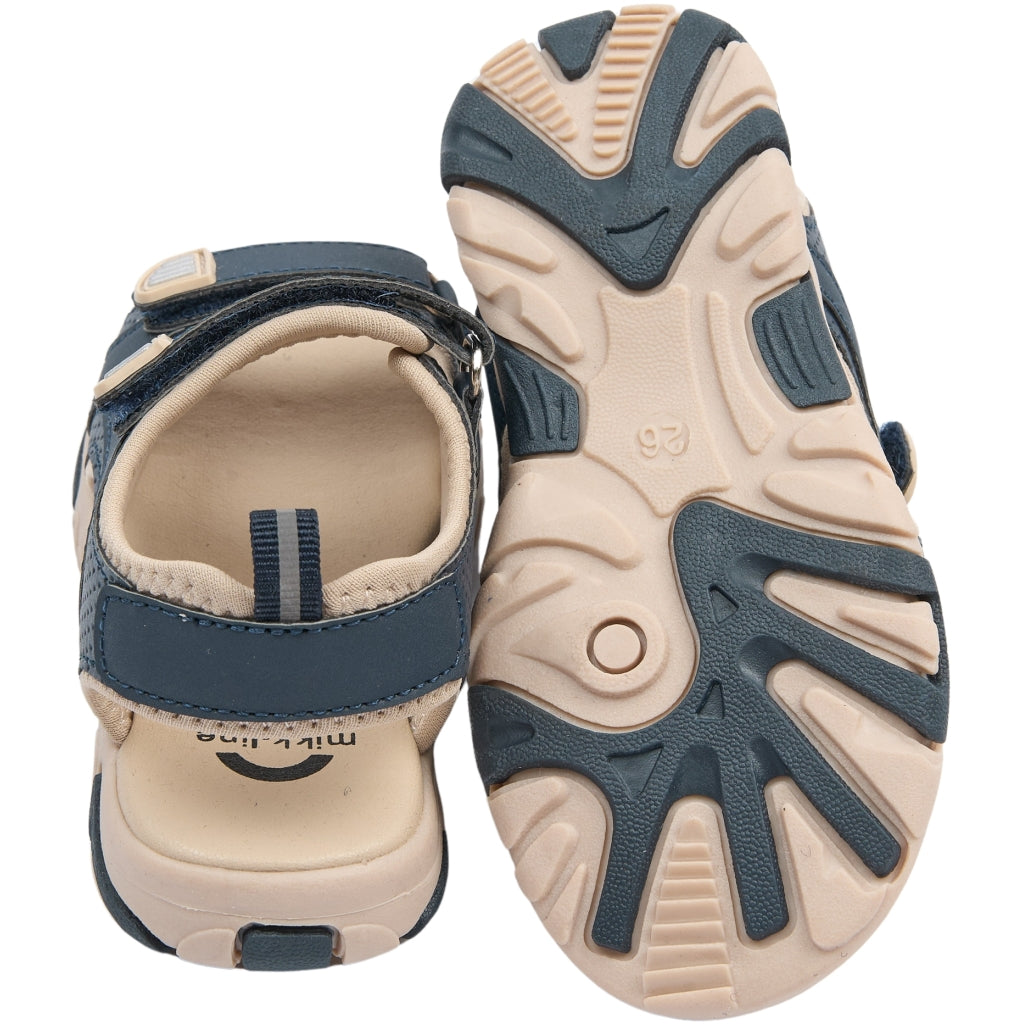 Sandal w Velcro, Blue Nights