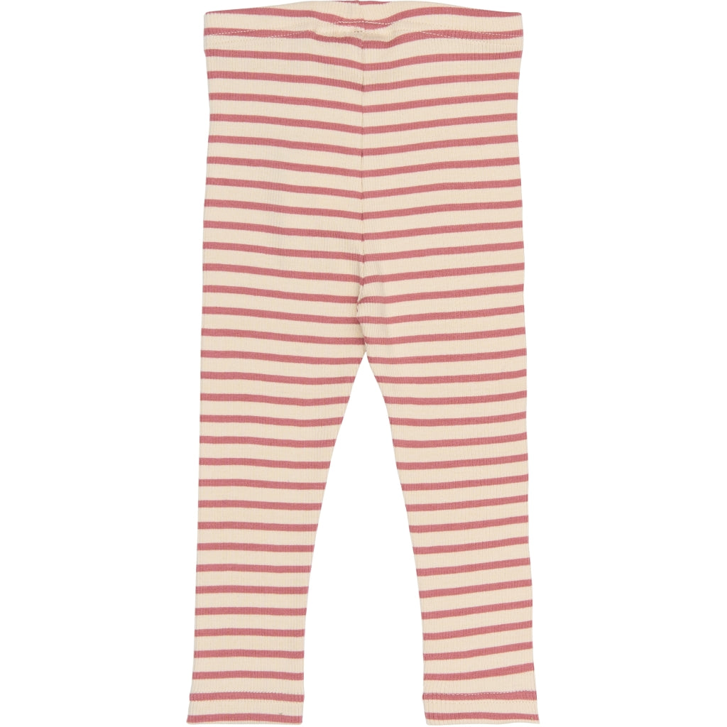 Leggings, Dusty Rose Striped