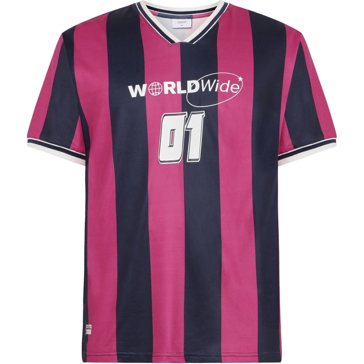 Jersey shirt, Navy-Pink