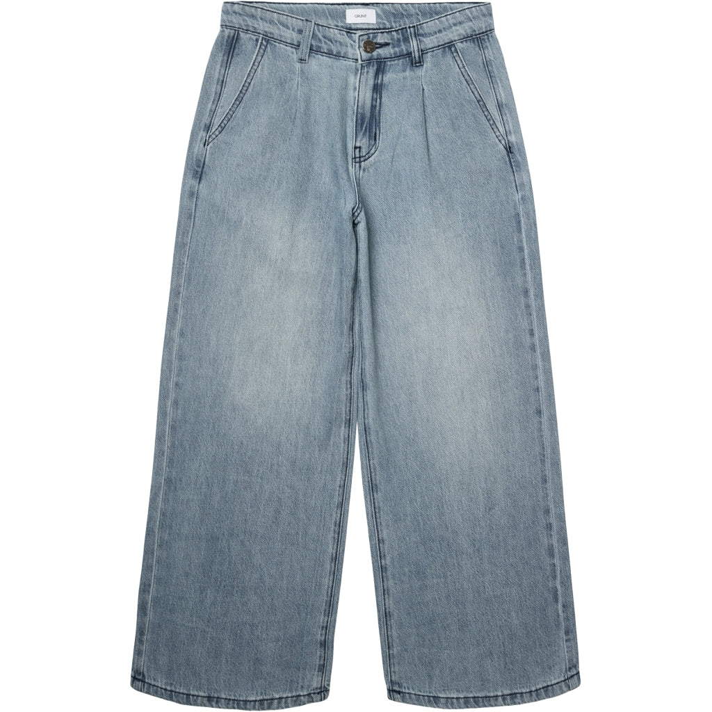 Platy Pleat Worn Blue