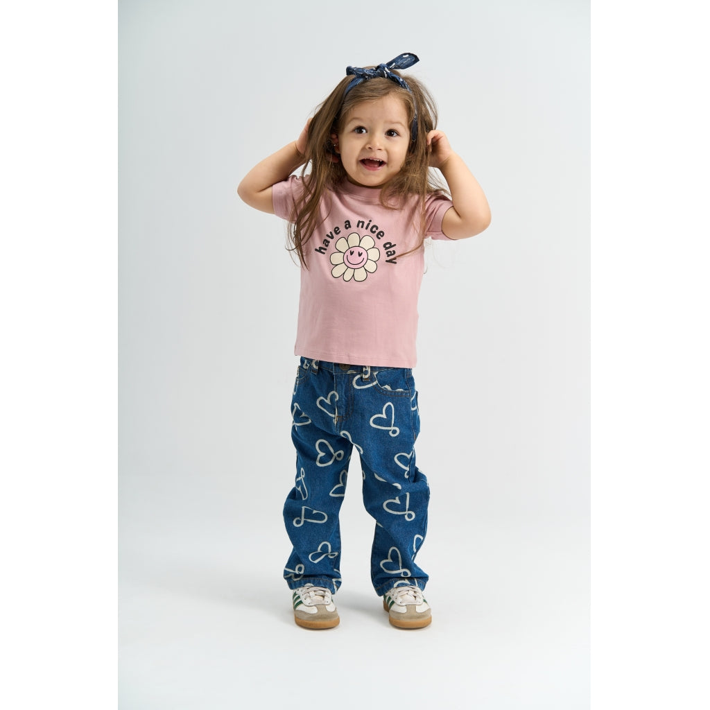 T-shirt, Silver Pink