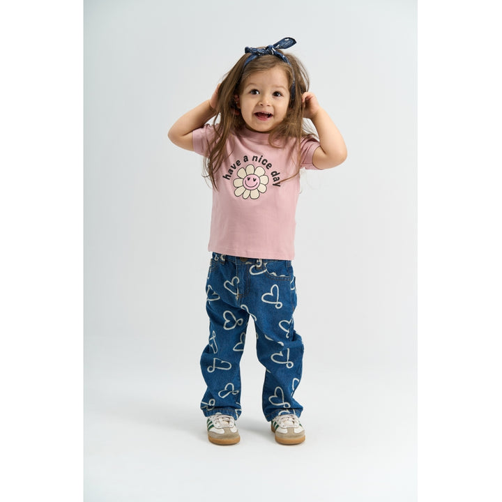 T-shirt, Silver Pink