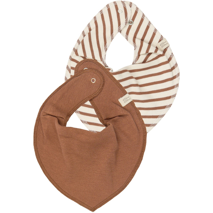 Bib 2-Pack, Rawhide Striped