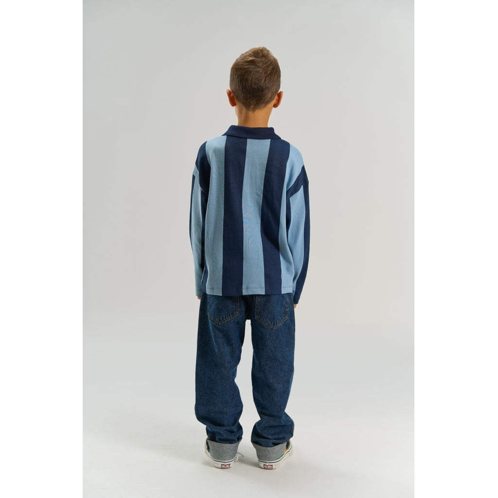 TN Polo, Navy Blazer Striped