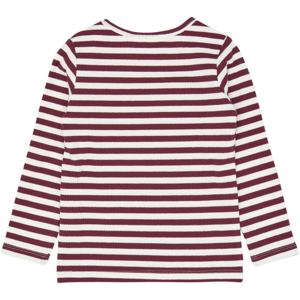 Rib Tee, Gardenia Striped