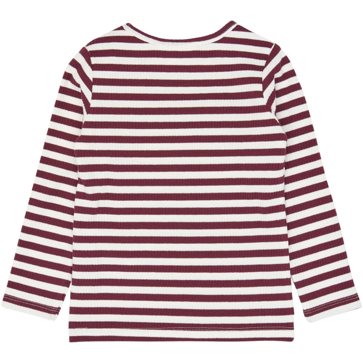 Rib Tee, Gardenia Striped