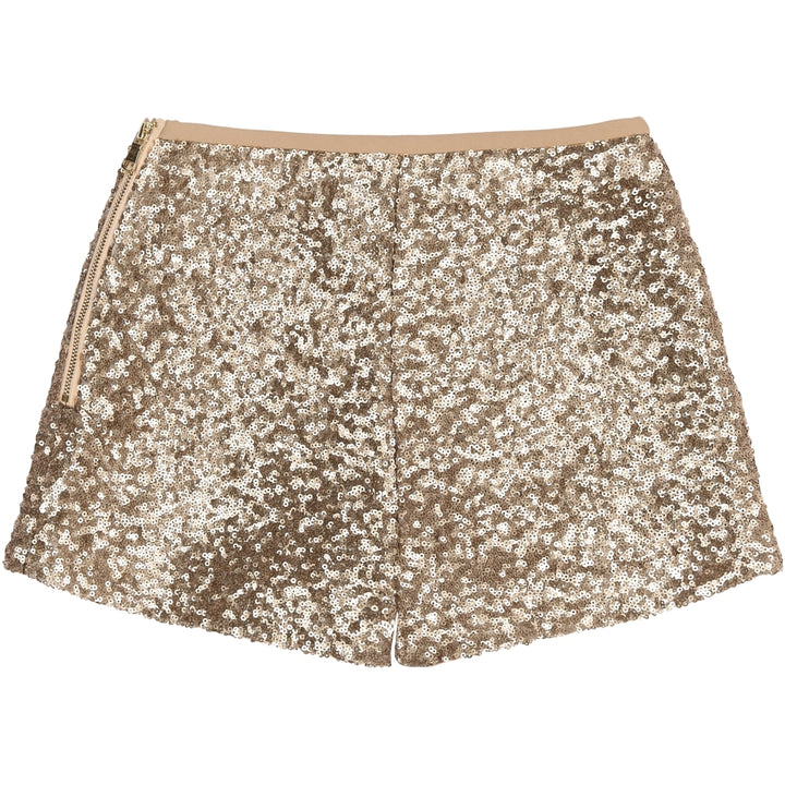 Sequin Shorts - Gold