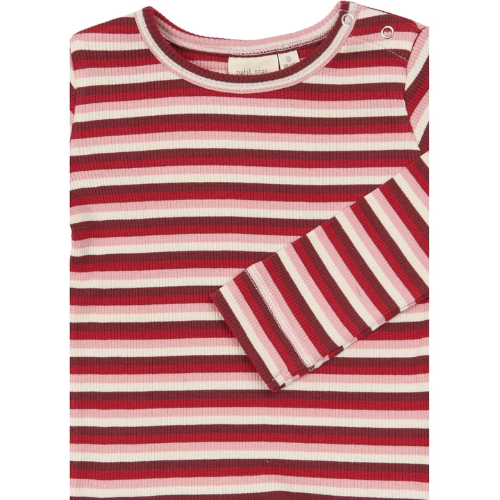 Blusa, Haute Red Multistriped