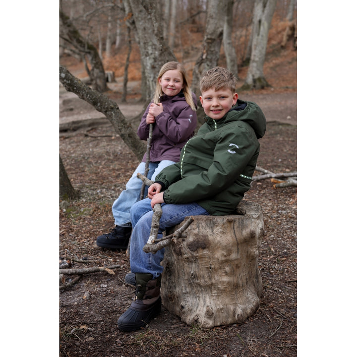 LED light Vetrarjakki - Olive Night