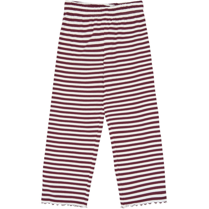 Loose Pants, Gardenia Striped