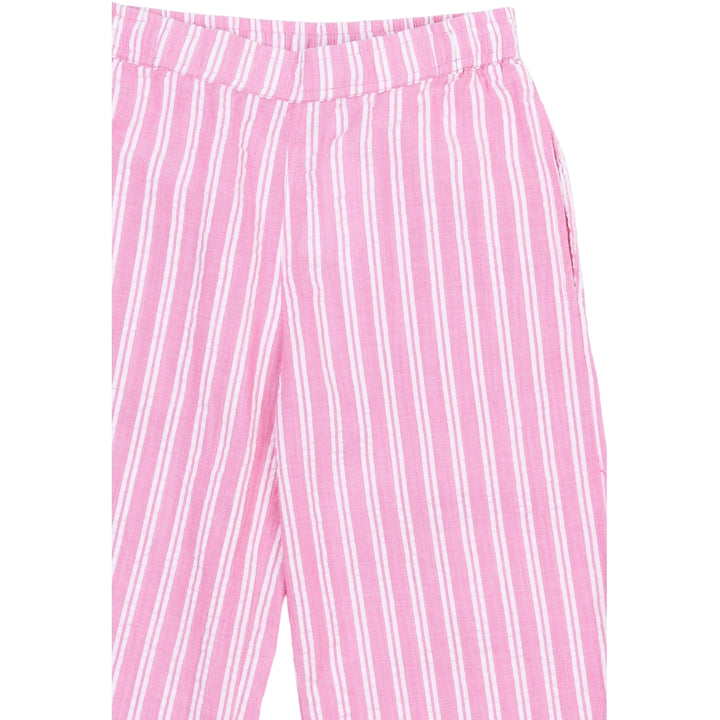 Shirley Wide Pants, Carmine Rose Striped