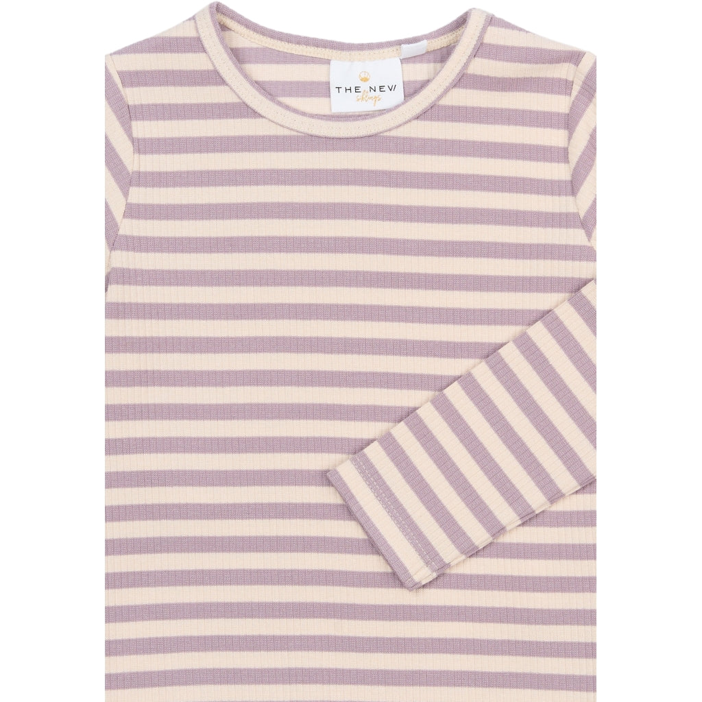 Rib blusa, Sea Fog Striped
