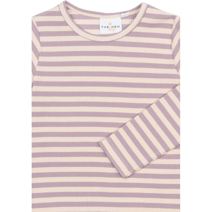 Rib blusa, Sea Fog Striped