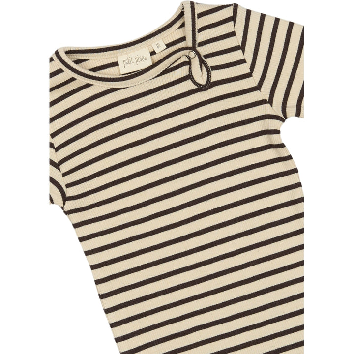 Body Strípur - Coffee Bean/Off White
