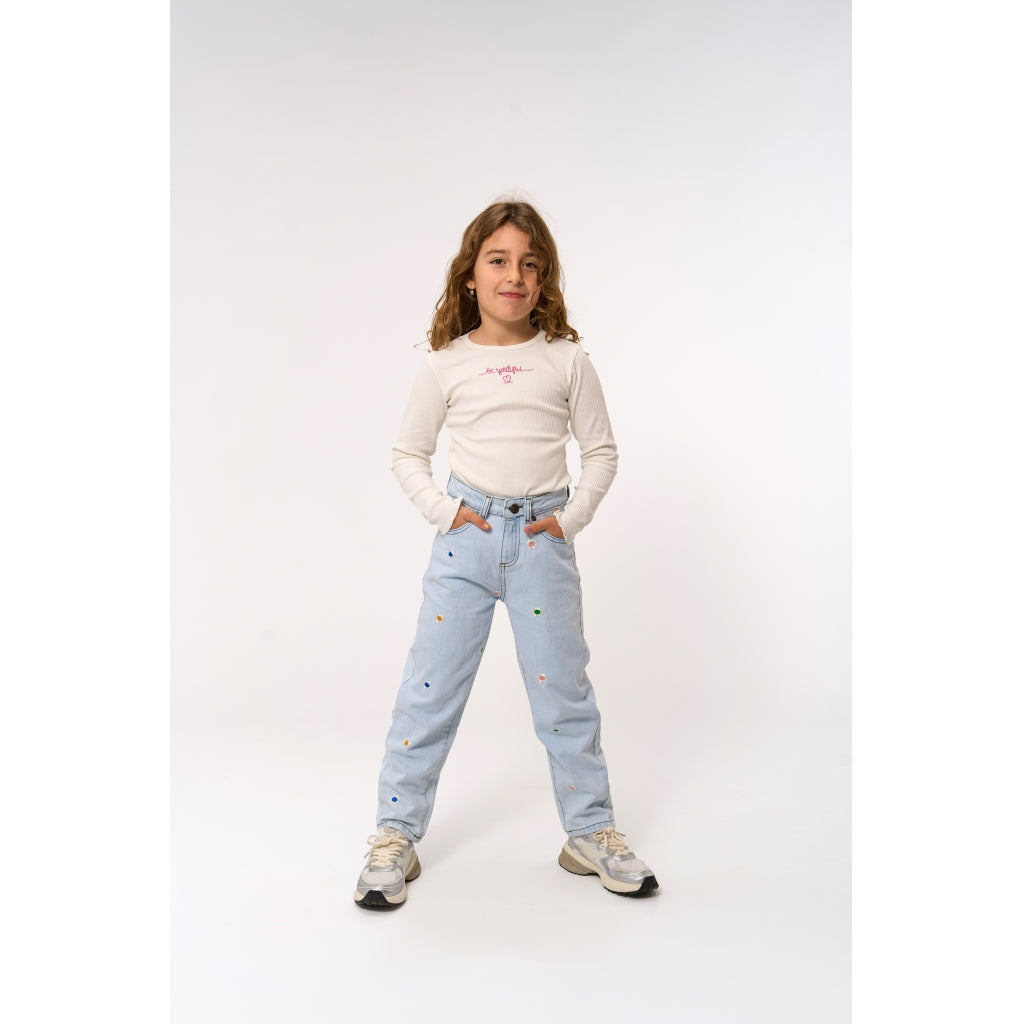 Buksur Blomstur - Mom Fit
