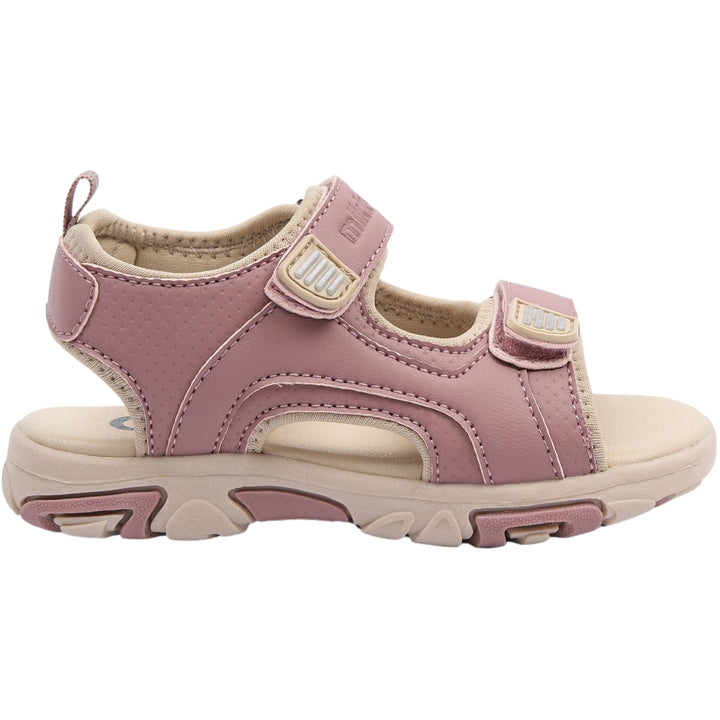 Sandal w Velcro, Burlwood