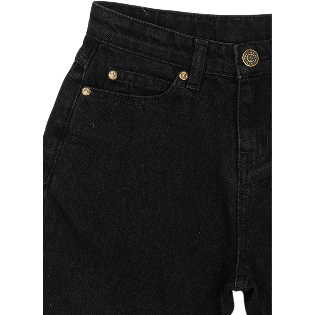 Loose Fit Jeans - Black Denim