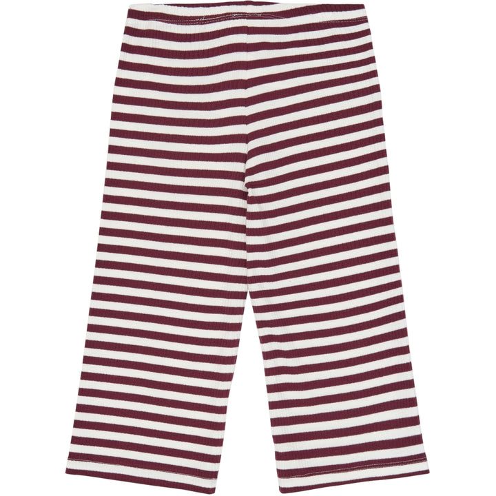 Rib Pants, Gardenia Striped