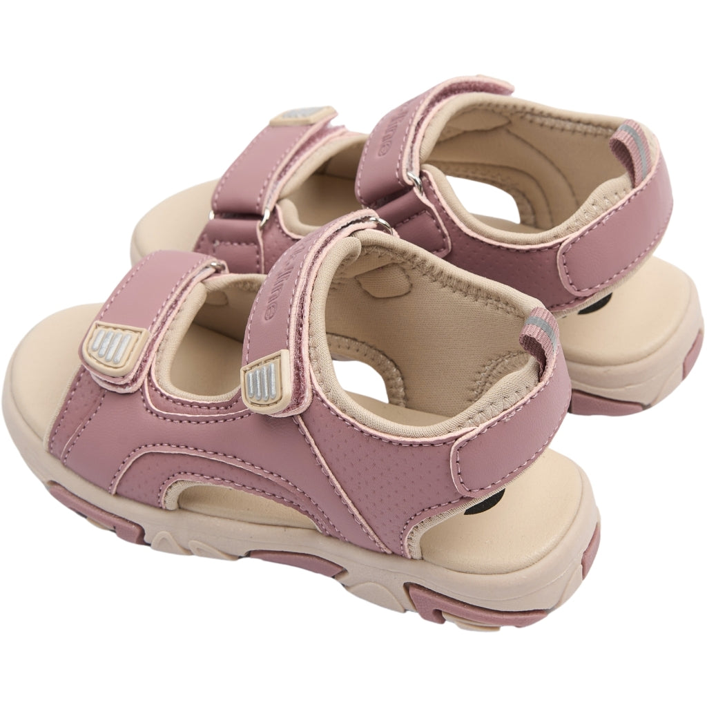 Sandal w Velcro, Burlwood