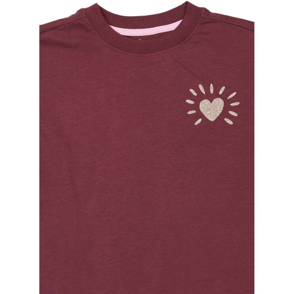 T-shirt, Burgundy