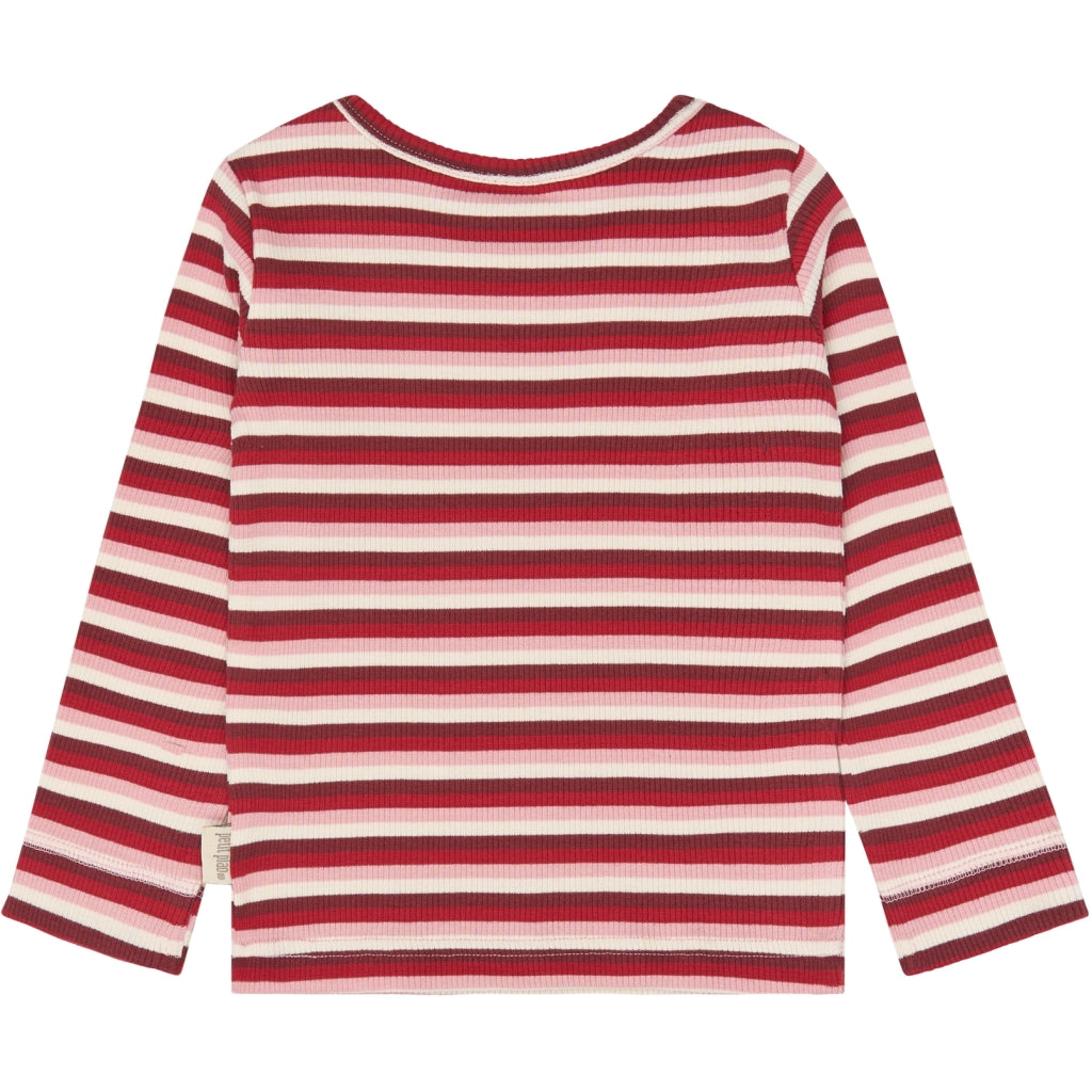 Blusa, Haute Red Multistriped