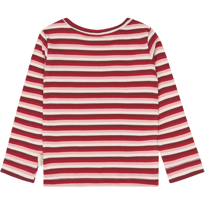 Blusa, Haute Red Multistriped