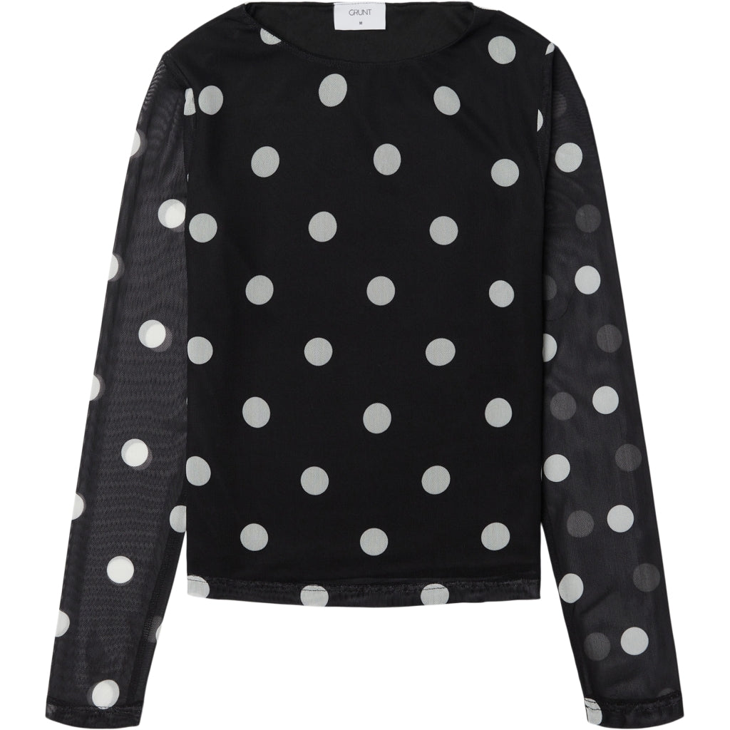 Hali Mesh Top, Black