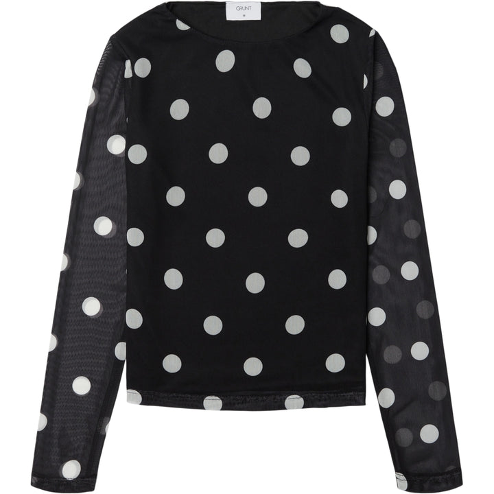 Hali Mesh Top, Black