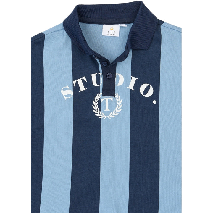 TN Polo, Navy Blazer Striped