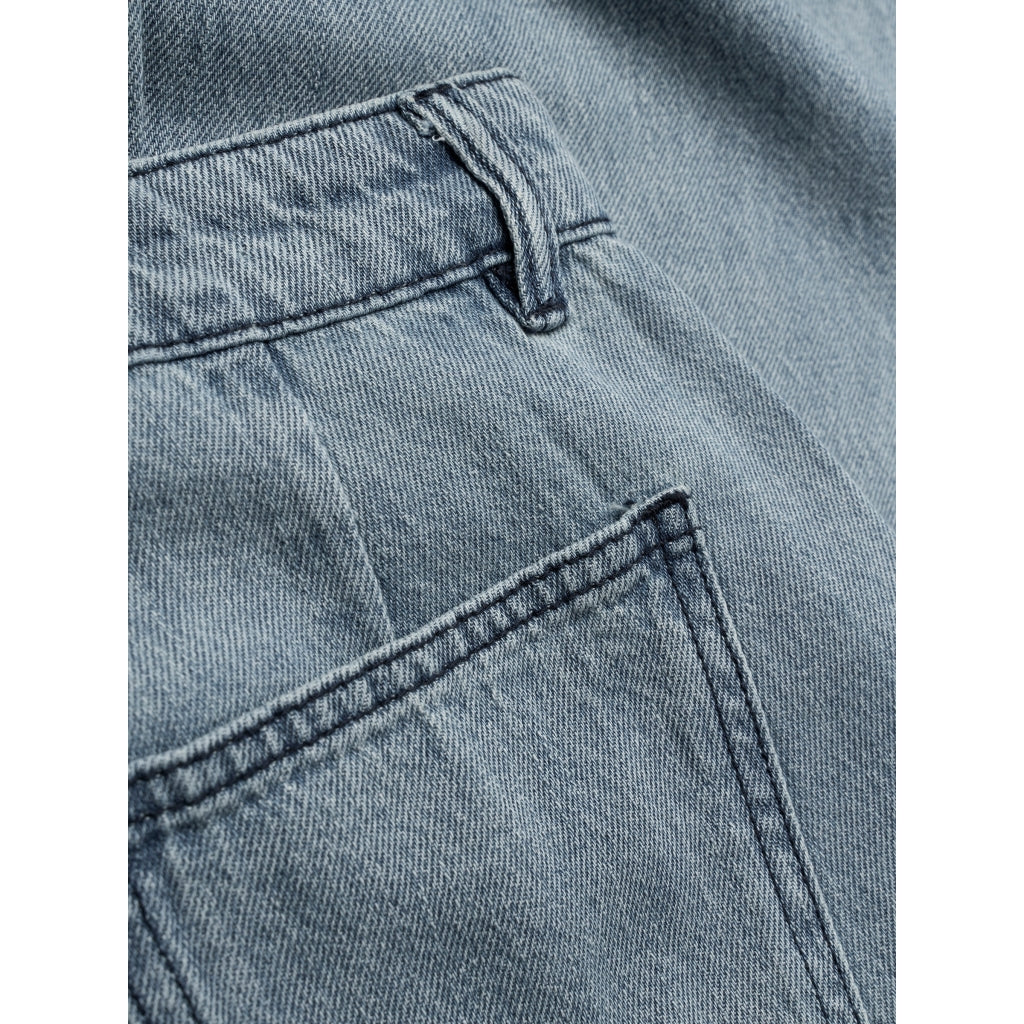 Platy Pleat Worn Blue