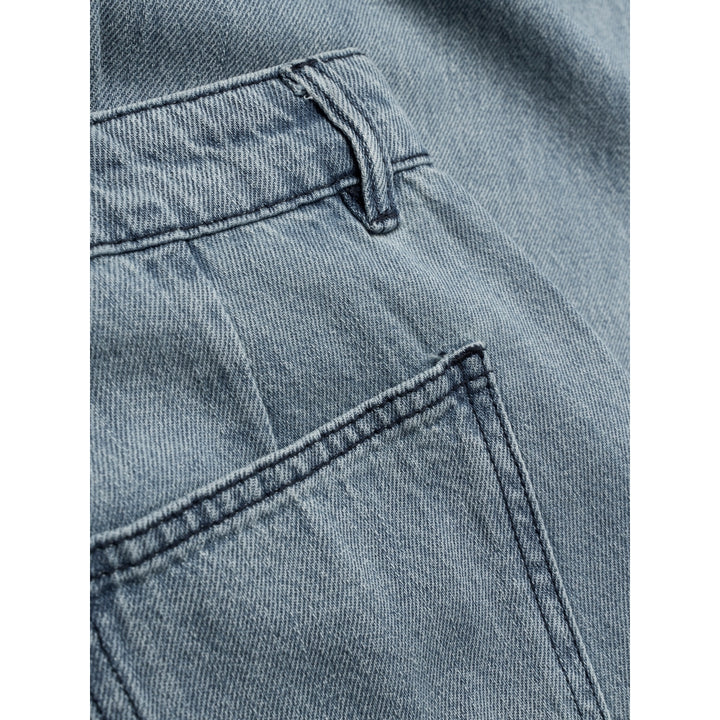Platy Pleat Worn Blue