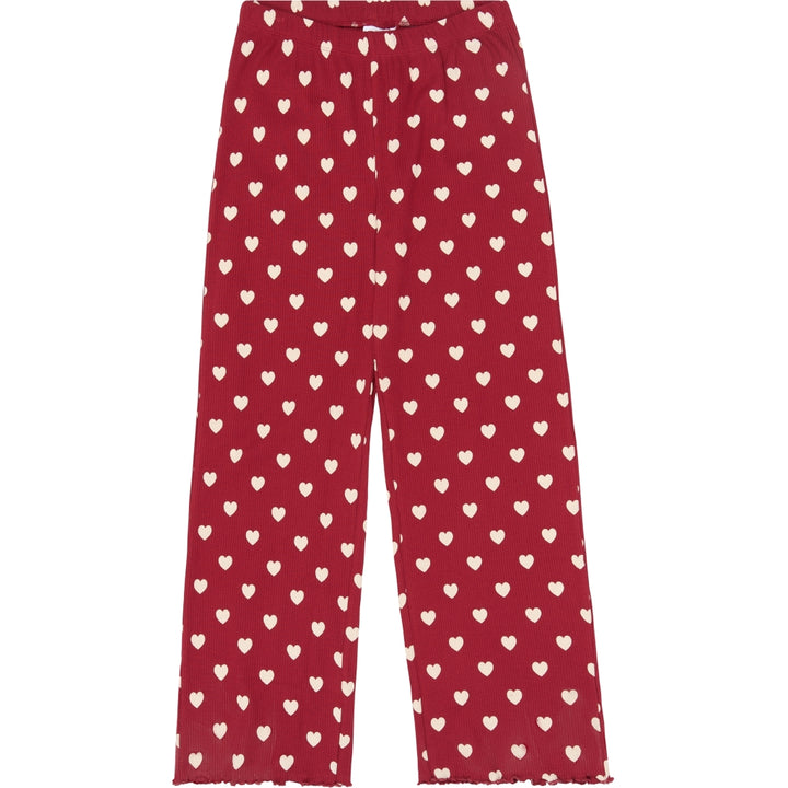 Holiday Red Heart Adult Rib Night Set