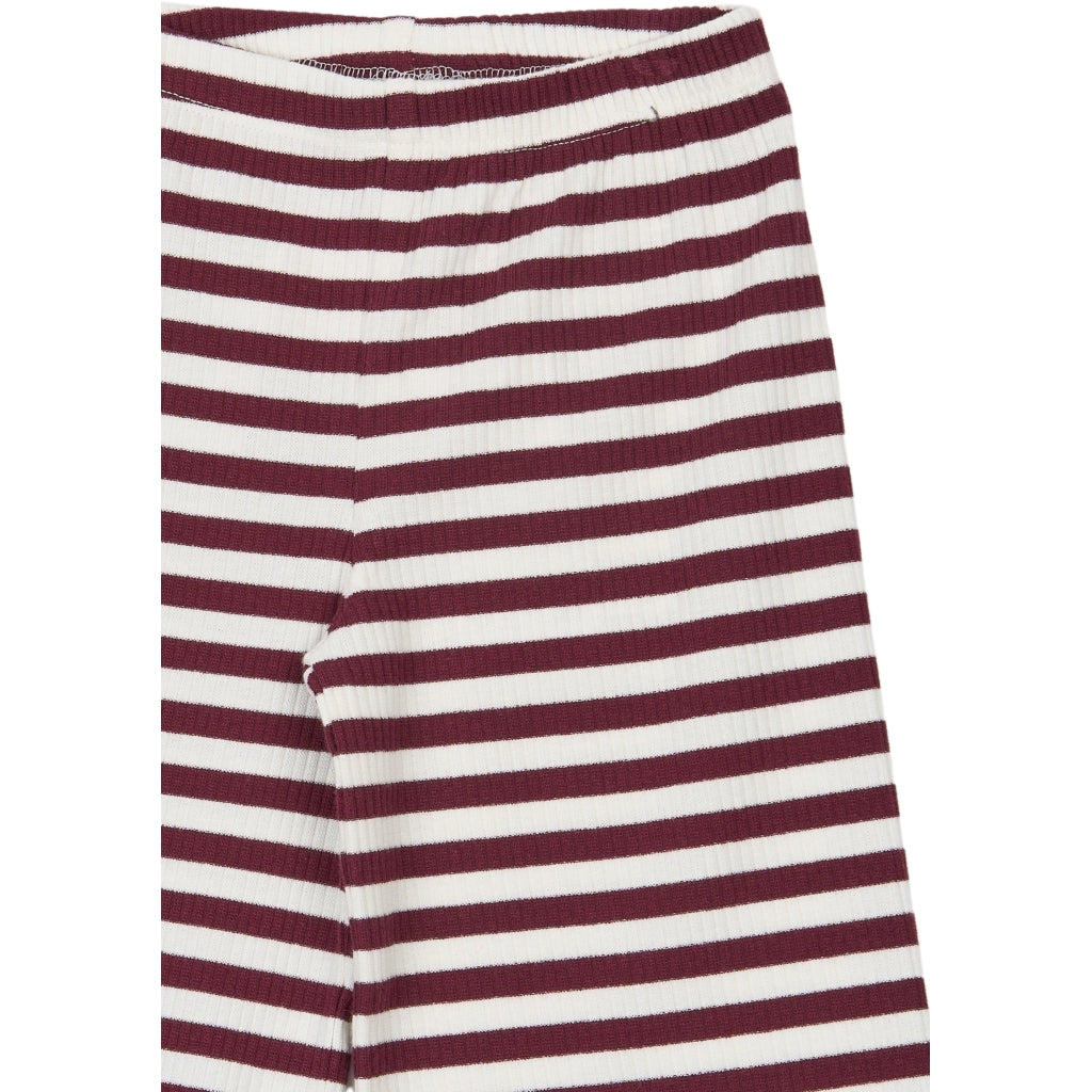 Rib Pants, Gardenia Striped